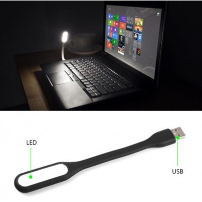 USB LED lampička k notebooku - černá